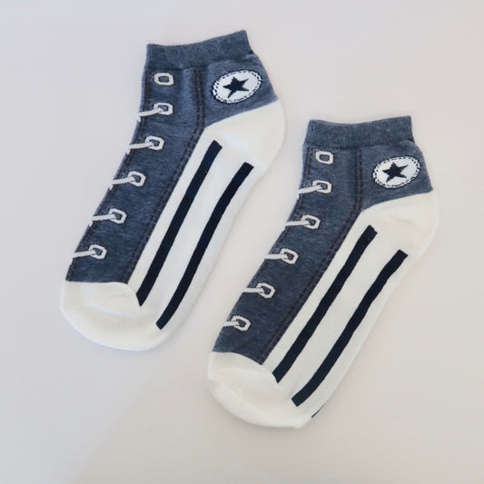 Blue Converse Adult Socks