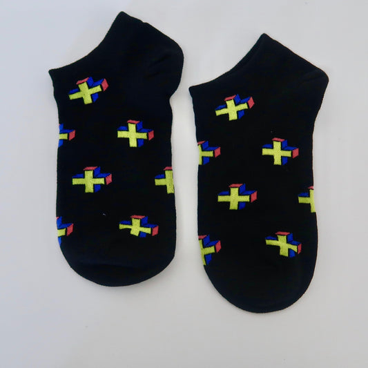 Plus Sign Adult Socks