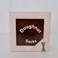 Donut Socks with Brown Box