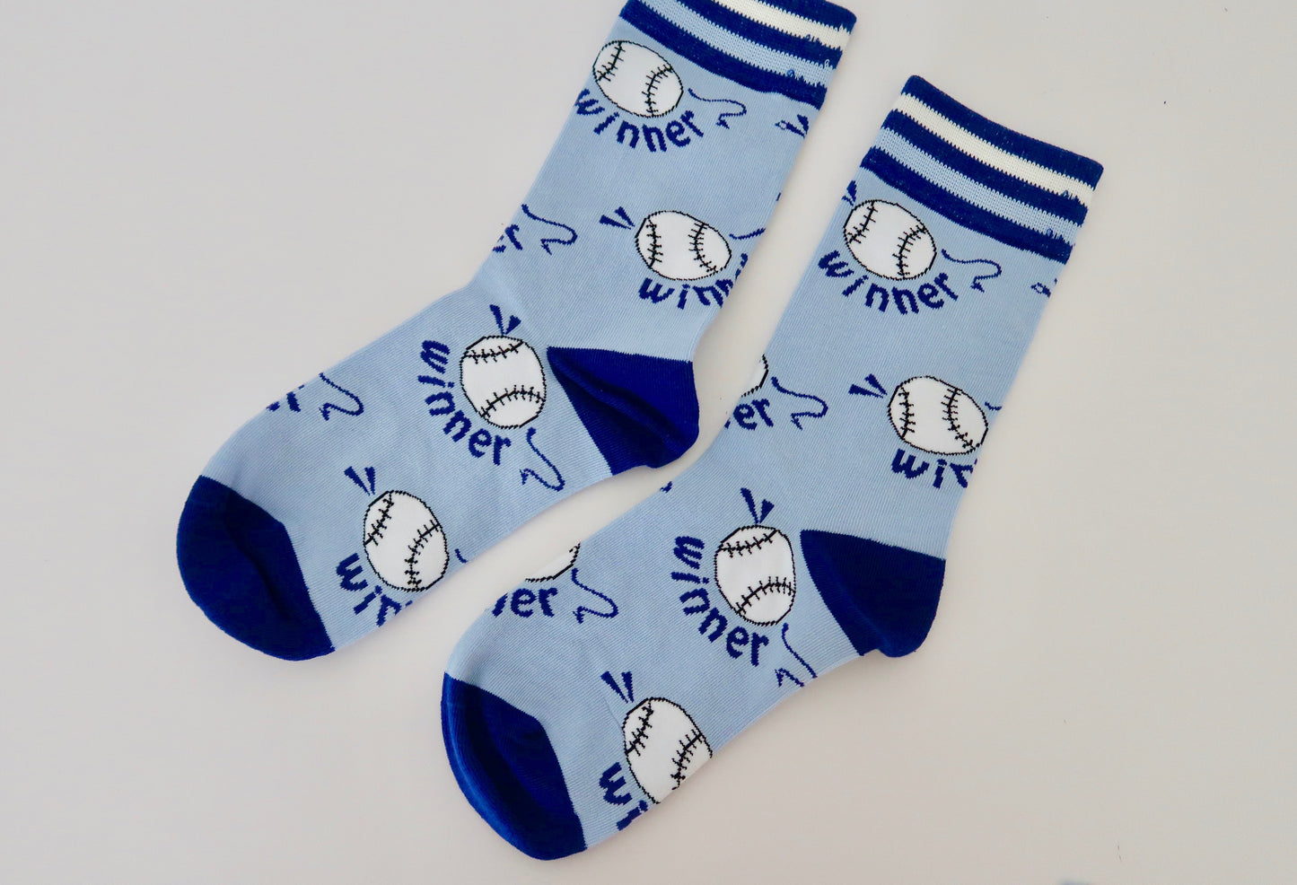 Winner Blue Socks