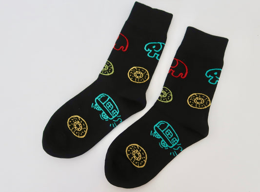 Random Shapes Socks