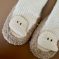 Brown 3D Fleece Baby Socks