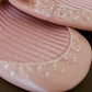Pink Ruffle Leather Baby Socks