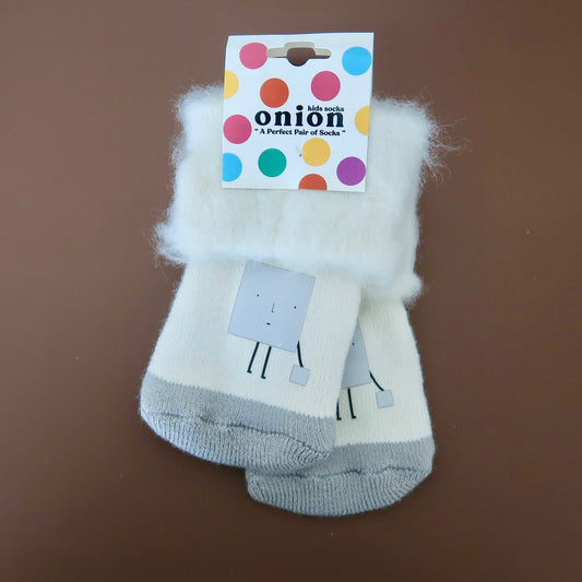 Furry Square Shape Baby Socks