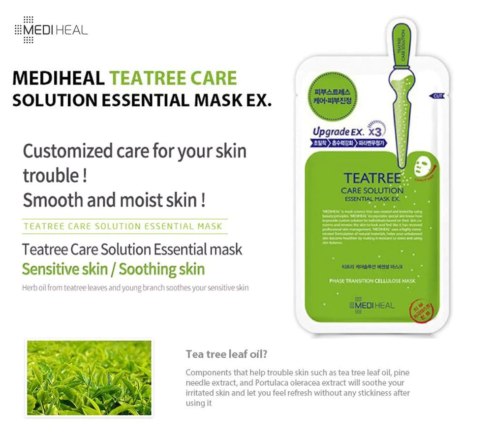 MEDIHEAL Tea Tree Healing Solution Essential Mask