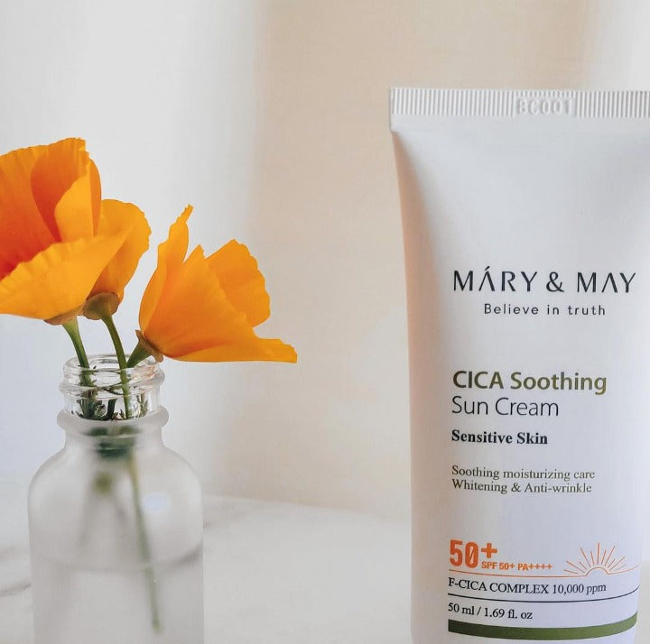 MARY & MAY CICA Soothing Sun Cream SPF50+ PA++++ (50ml)