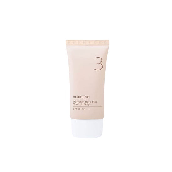 NUMBUZIN No.3 Porcelain Base-Skip Tone Up Beige SPF50+ PA++++ (50ml)