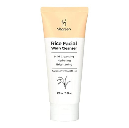 VEGREEN Rice Facial Wash Cleanser (150ml)