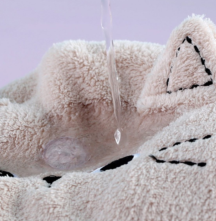 Cute Cat Hair Drying Towel