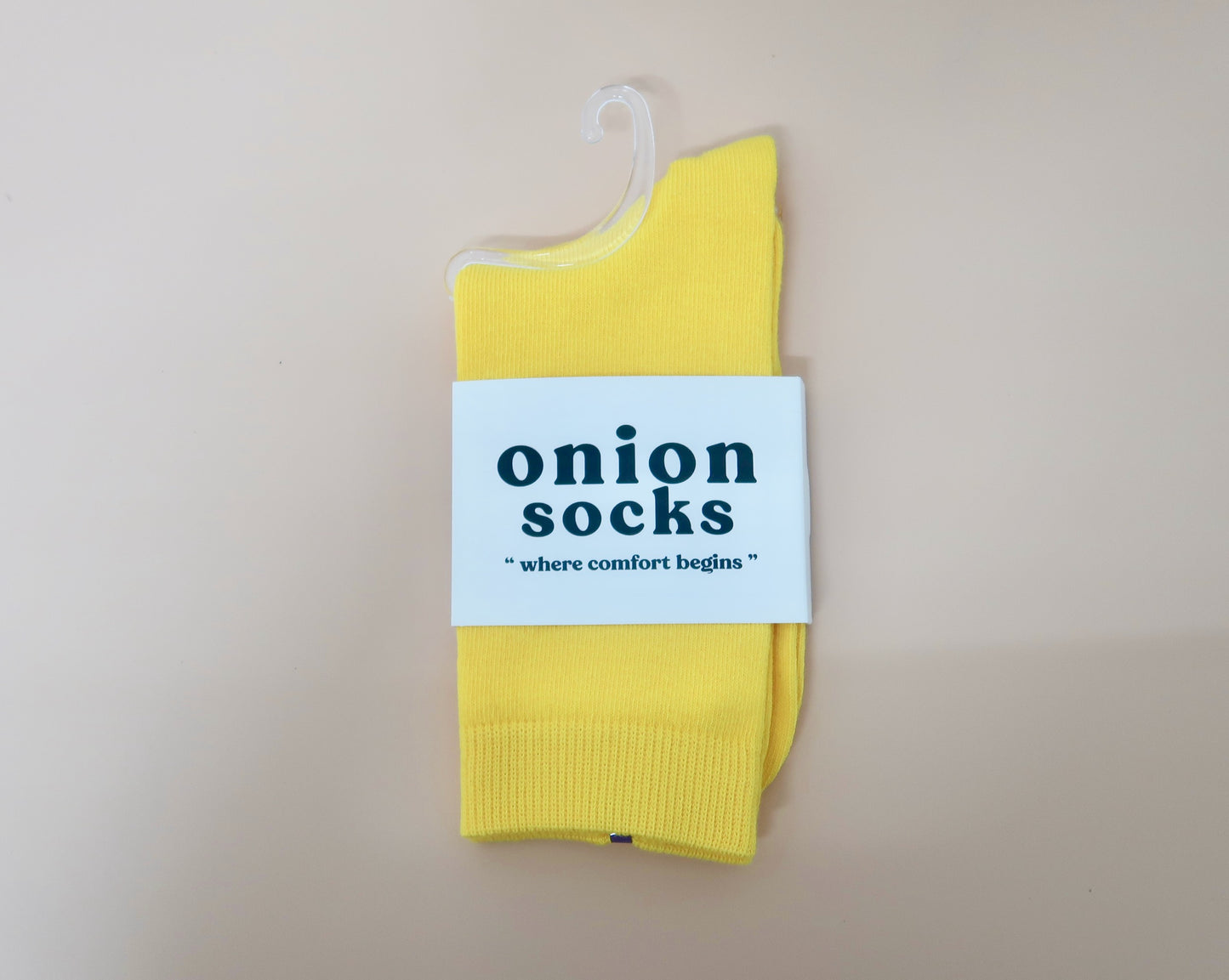 Bright Yellow Adult Socks