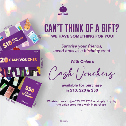 Onion Cash Vouchers