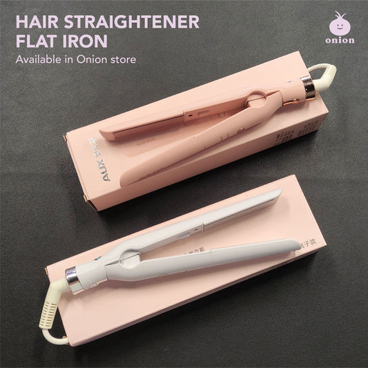 AUX Mini Hair Straightener & Curler Multi-Use