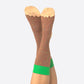 Donut Socks with Brown Box