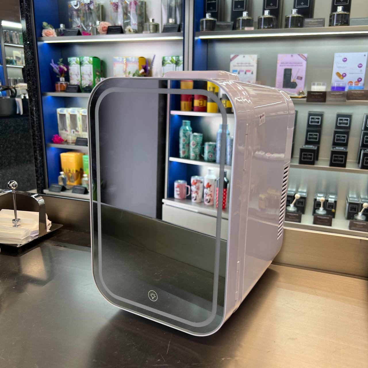 Mini Mirror White Refrigerator